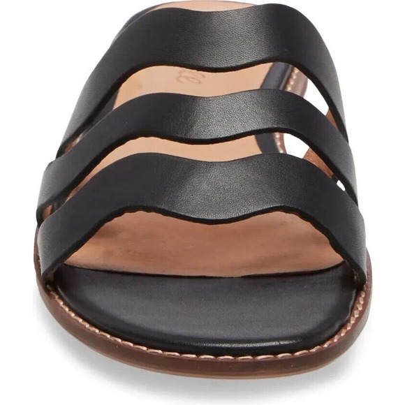 Madewell The Wave Slide Sandal Vachetta Leather MC674 Women's Size 6.5 ($78) New - Picture 7 of 12